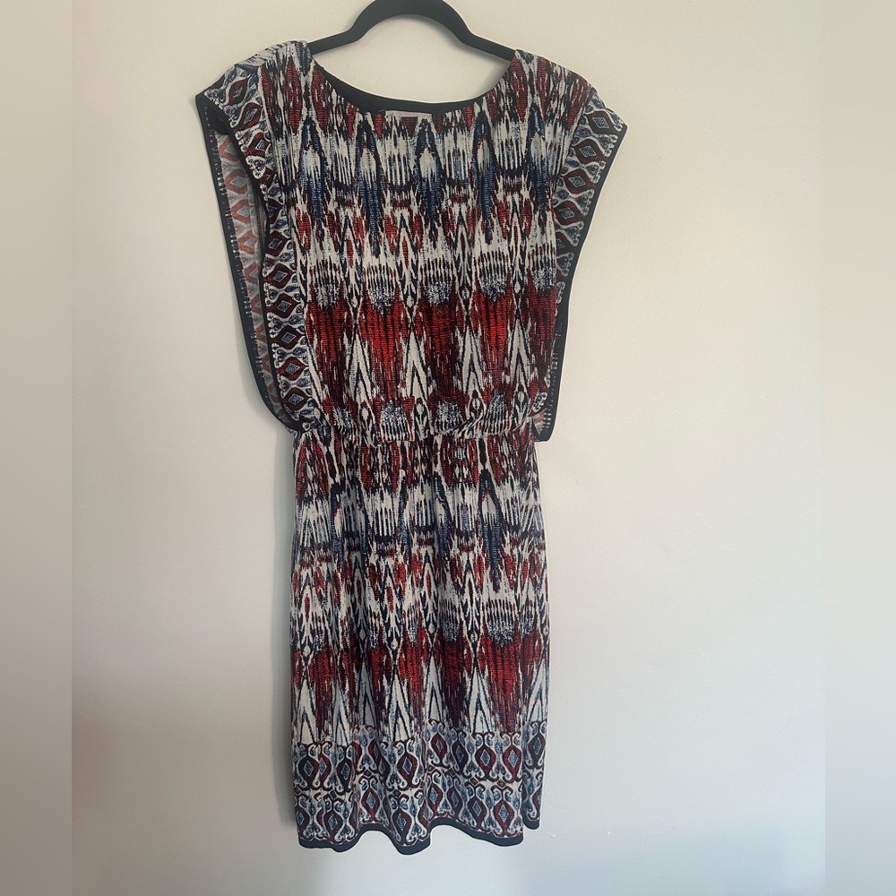Chadwicks Ikat‎ Print Cap Sleeve Dress - Size 6